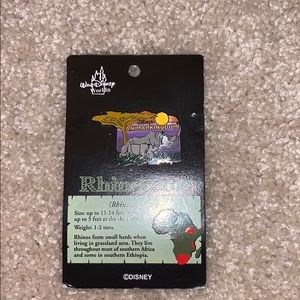 Rhinoceros Disney pin